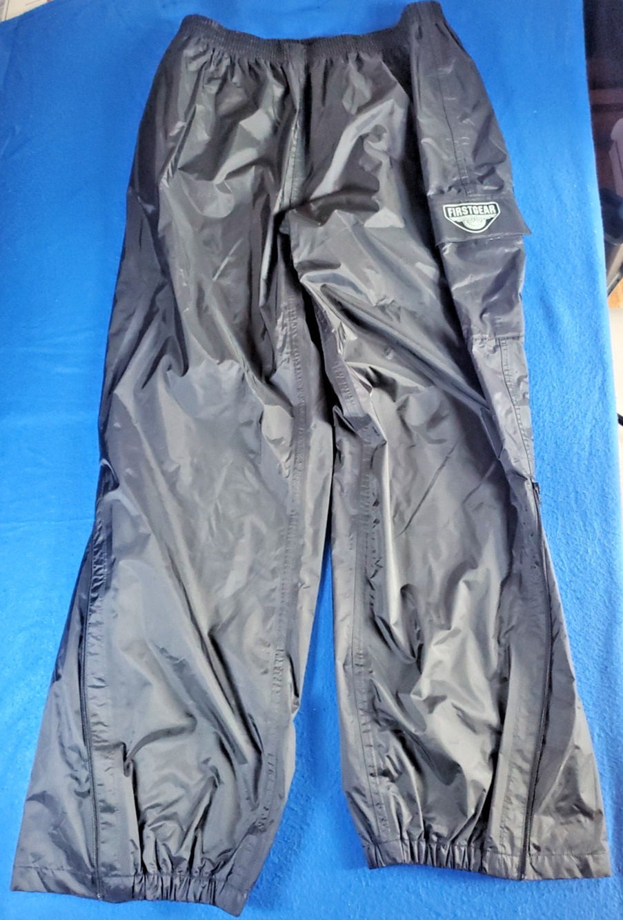 FIRSTGEAR BIKER Riding Splash Pants Black Men's Size XL New NWOT